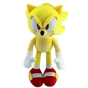 Peluche Sonic Douce Super Sonic Jaune