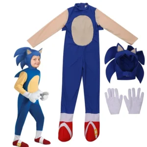 Cosplay Sonic Costume Pour Enfants