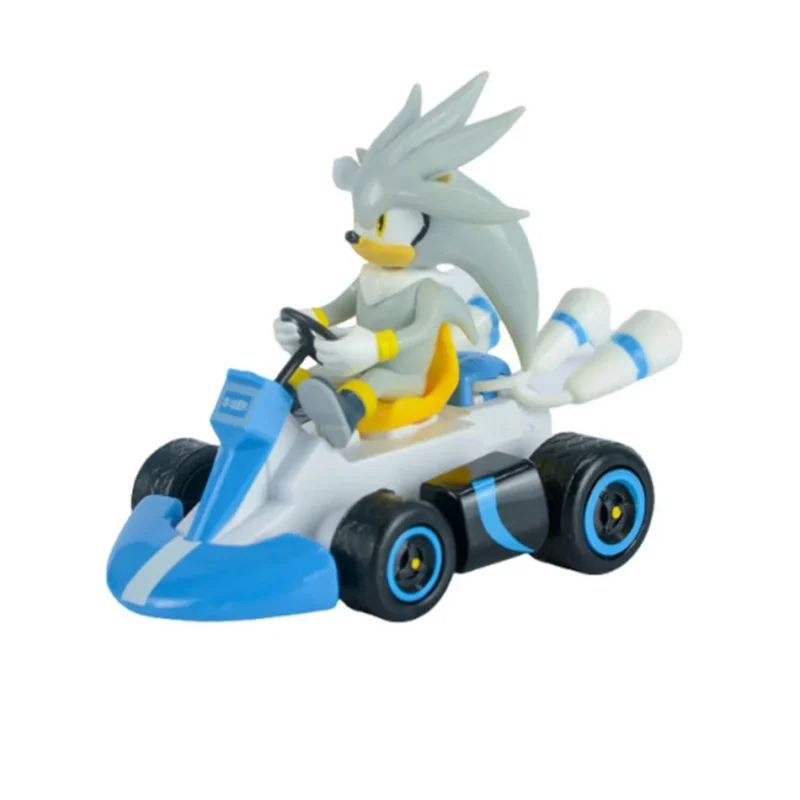Figurine Silver avec une Voiture de 12cm