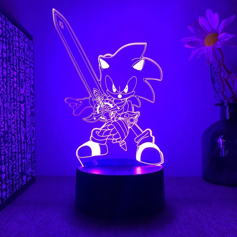 Lampe 3D Sonic le Hérisson A6