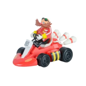 Figurine Eggman avec une Voiture de 12cm