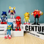 Figurine Sonic 6 Piéces de 11cm