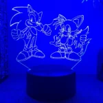 Lampe 3D Sonic et Tails A1