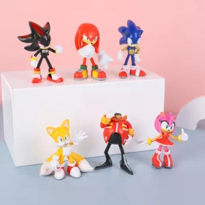 Figurine Sonic 6 Piéces de 7cm A1