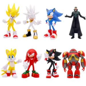 Figurine Sonic 8 Piéces de 11cm