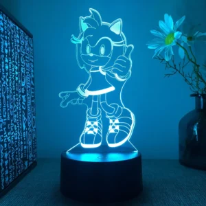 Lampe 3D Amy Rose A1