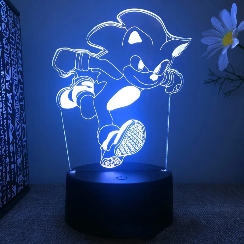 Lampe 3D Sonic le Hérisson A9