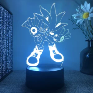 Lampe 3D Silver le Hérisson A1