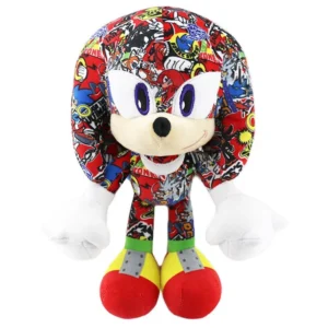 Peluche Knuckles Style Graffiti 20cm