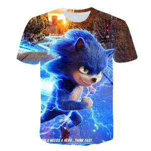 T-shirt Sonic the Hedgehog Pour Enfants A2