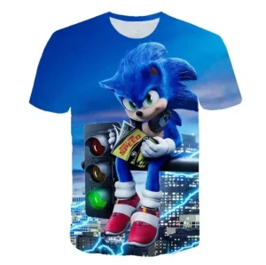 T-shirt Sonic the Hedgehog Pour Enfants A3