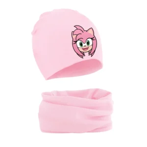 Bonnet Amy Rose avec Écharpe