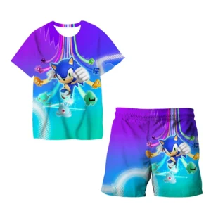 T-shirt et Short Sonic the Hedgehog A14