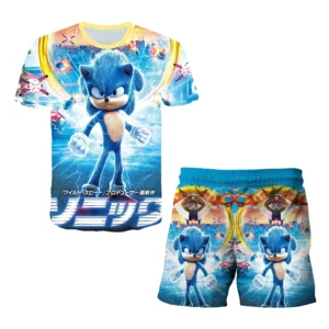 T-shirt et Short Sonic the Hedgehog A3