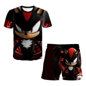 T-shirt et Short Shadow the Hedgehog A2