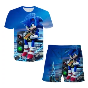 T-shirt et Short Sonic the Hedgehog A5
