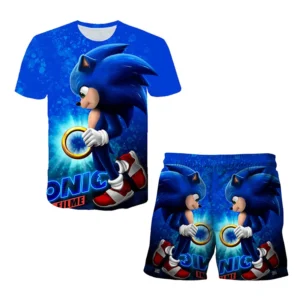 T-shirt et Short Sonic the Hedgehog A4